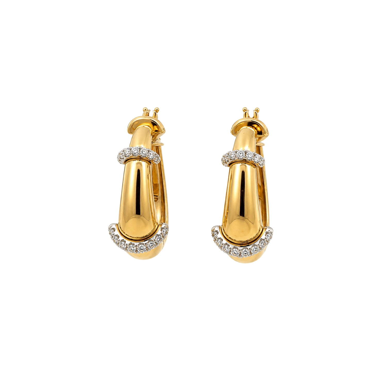 Buoy Diamond Earrings