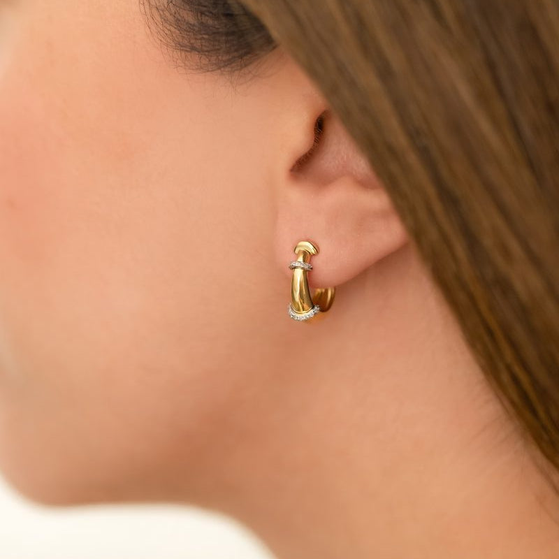 Buoy Diamond Earrings