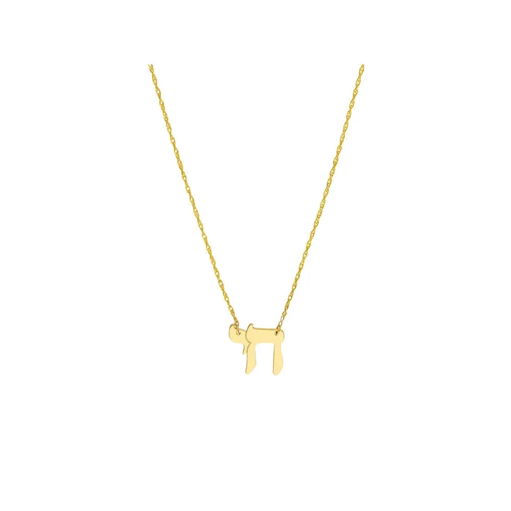 Golden Chai Necklace – Symbol of Life Princess Jewelry Shop