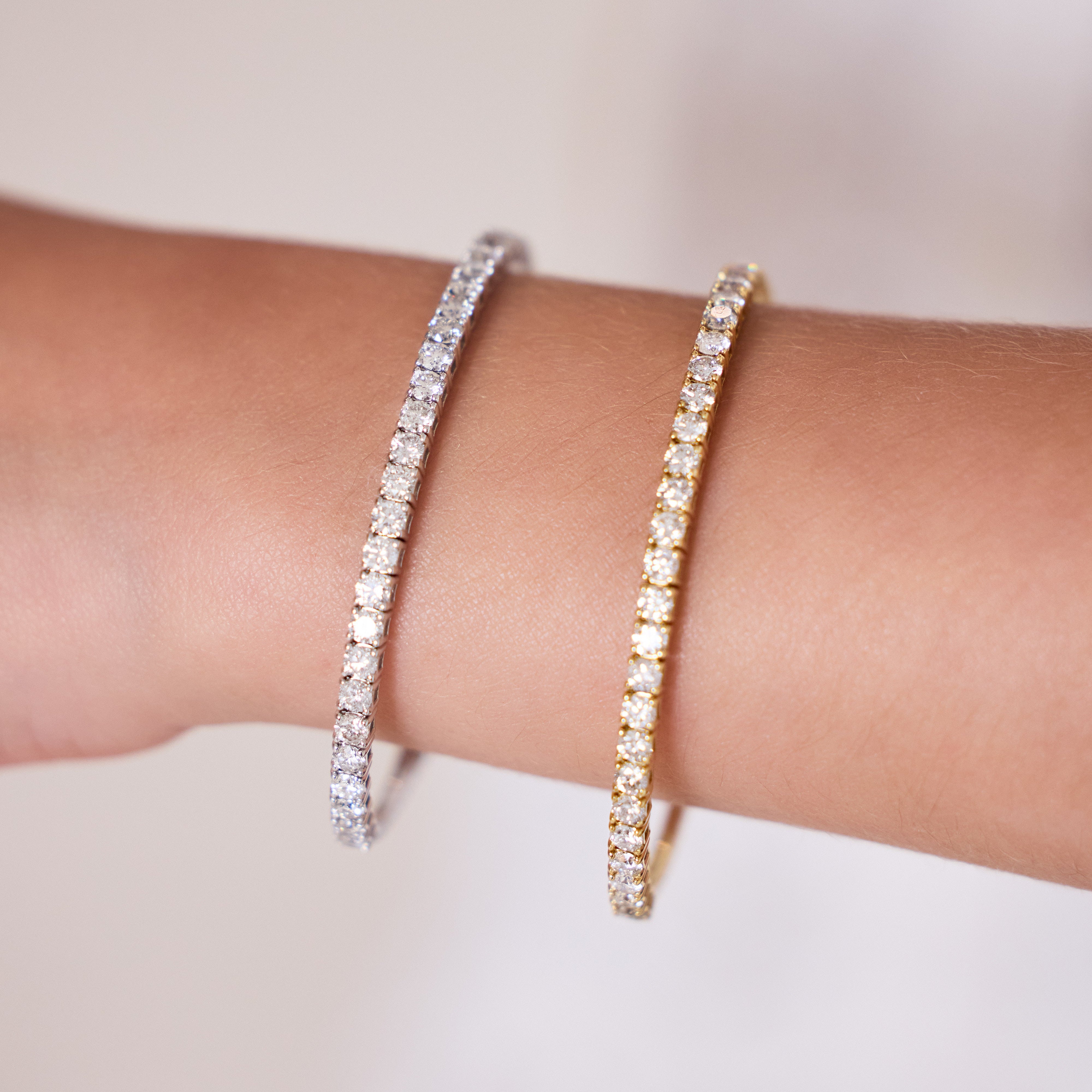 Half Eternity Flexible Diamond Bangle - 3.0 carats