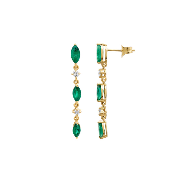 Marquise Diamond Dancing Earrings