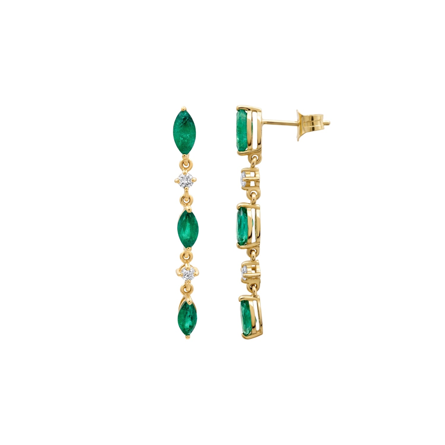 Marquise Diamond Dancing Earrings