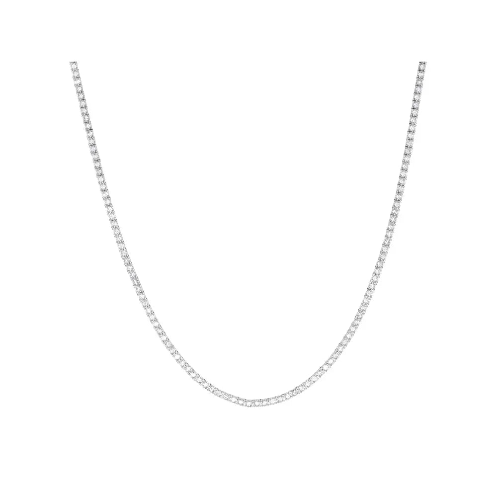 Melina Diamond Tennis Necklace Princess Jewelry Shop