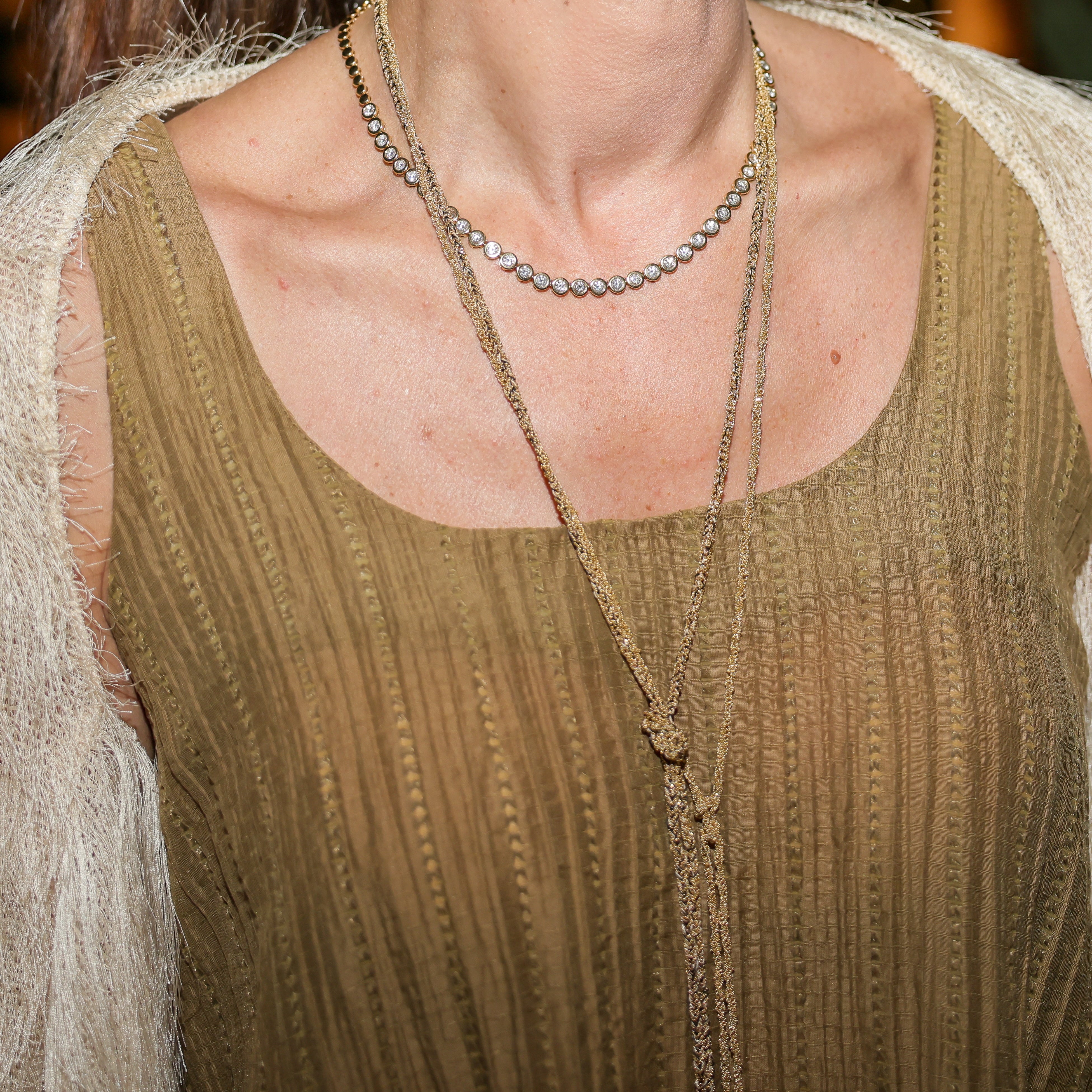 Morocco Silk Scarf Necklace