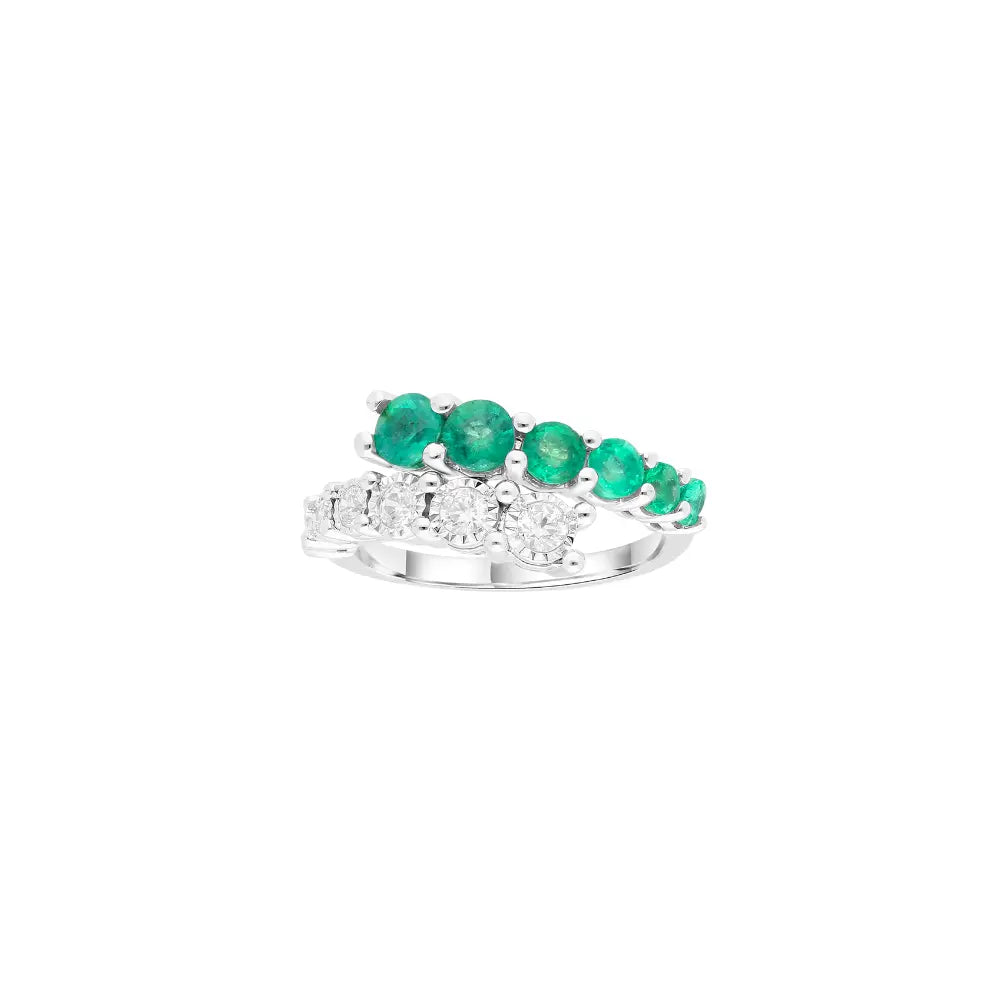 Open Twist Diamond Ring-Princess Jewelry Shop