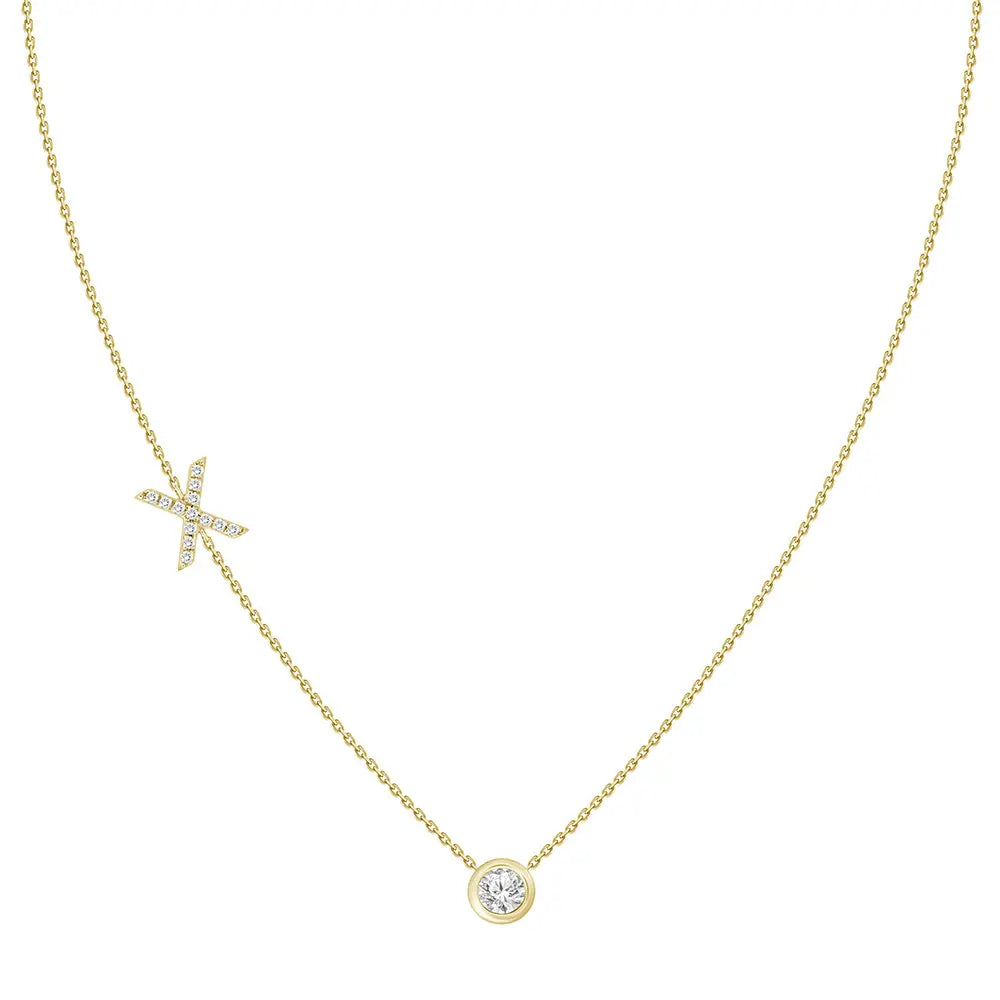 Princess Letter Necklace-Princess Jewelry Shop