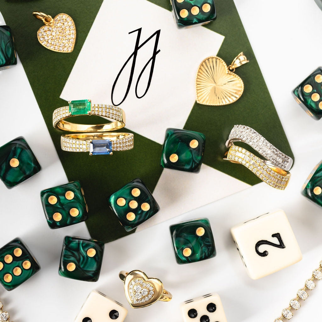 Pavé Diamond Heart Pendant Necklace in 14K Yellow Gold