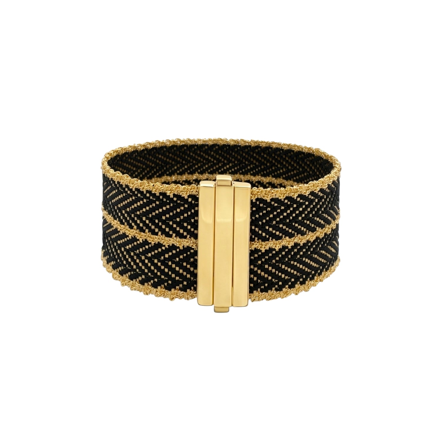 Silk Wire Gold-Dipped Silver Bracelet | JJ Jewelry Miami