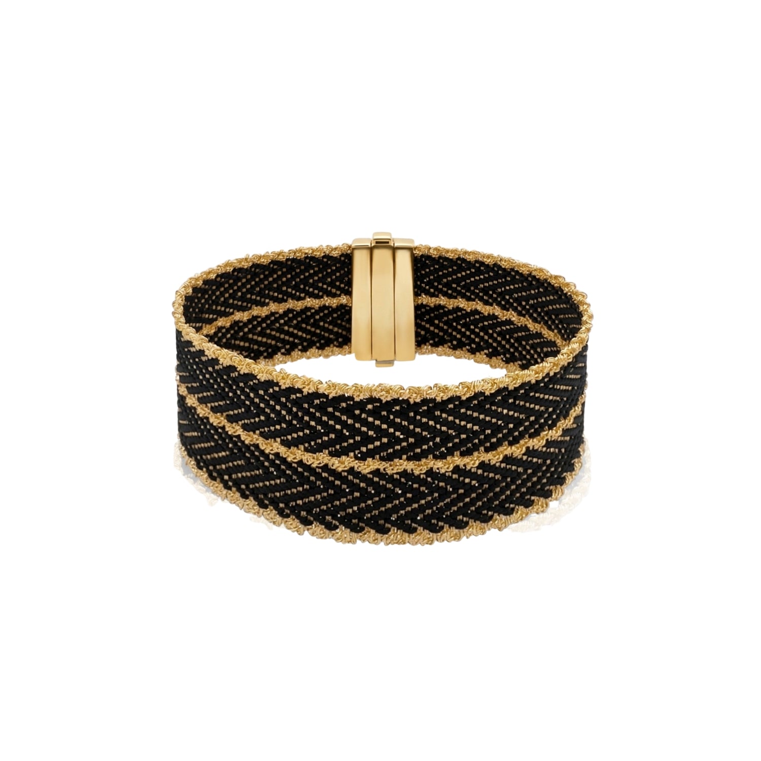 Silk Wire Bracelet in Yellow Gold-Dipped Silver