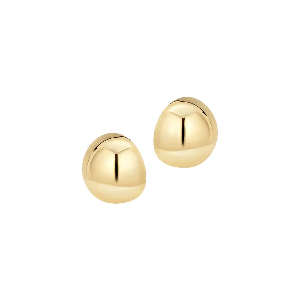 Single Ball Gold Earrings Princess Jewelry Shop