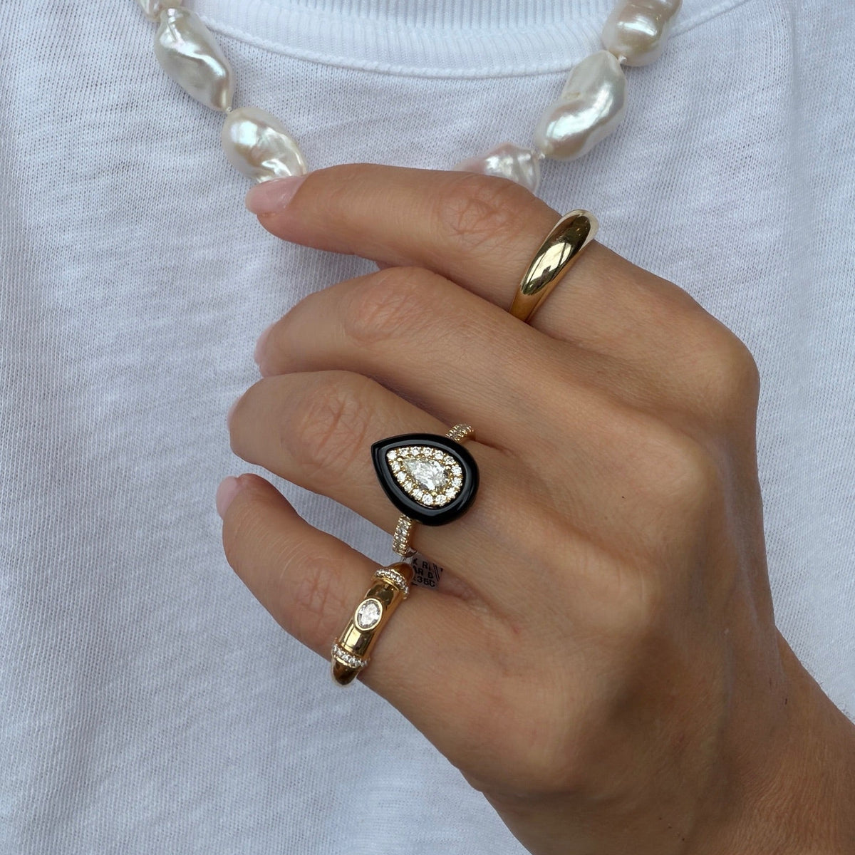 Small Dome Ring, lifestyle view 2 | JJ Jewelry