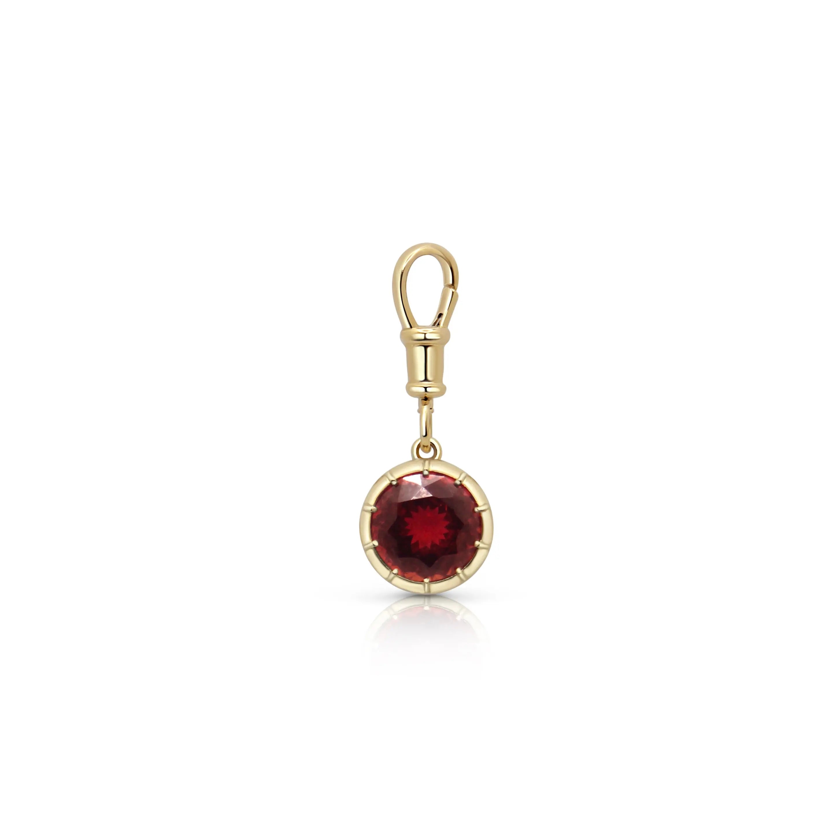 TOURM PEND 18KY ROUND PINK Princess Jewelry Shop