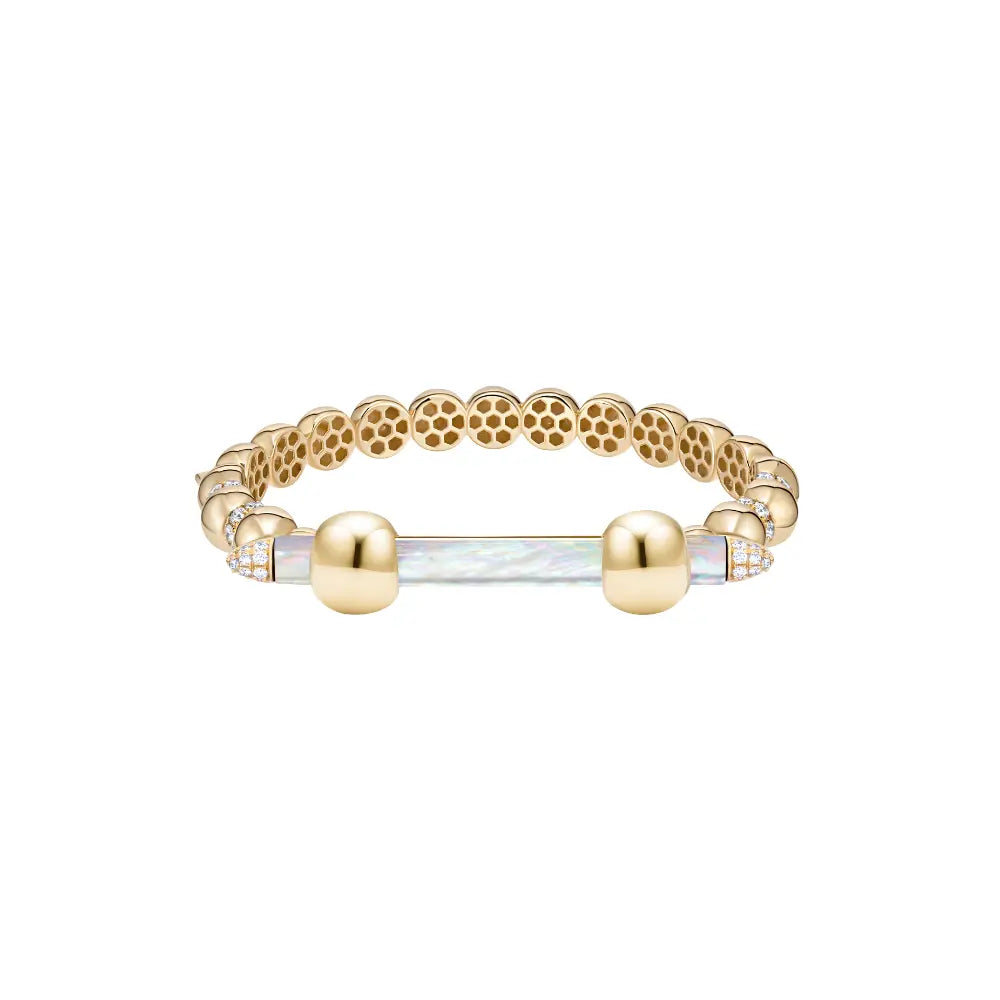Yellow Gold Bar Bracelet Princess Jewelry Shop