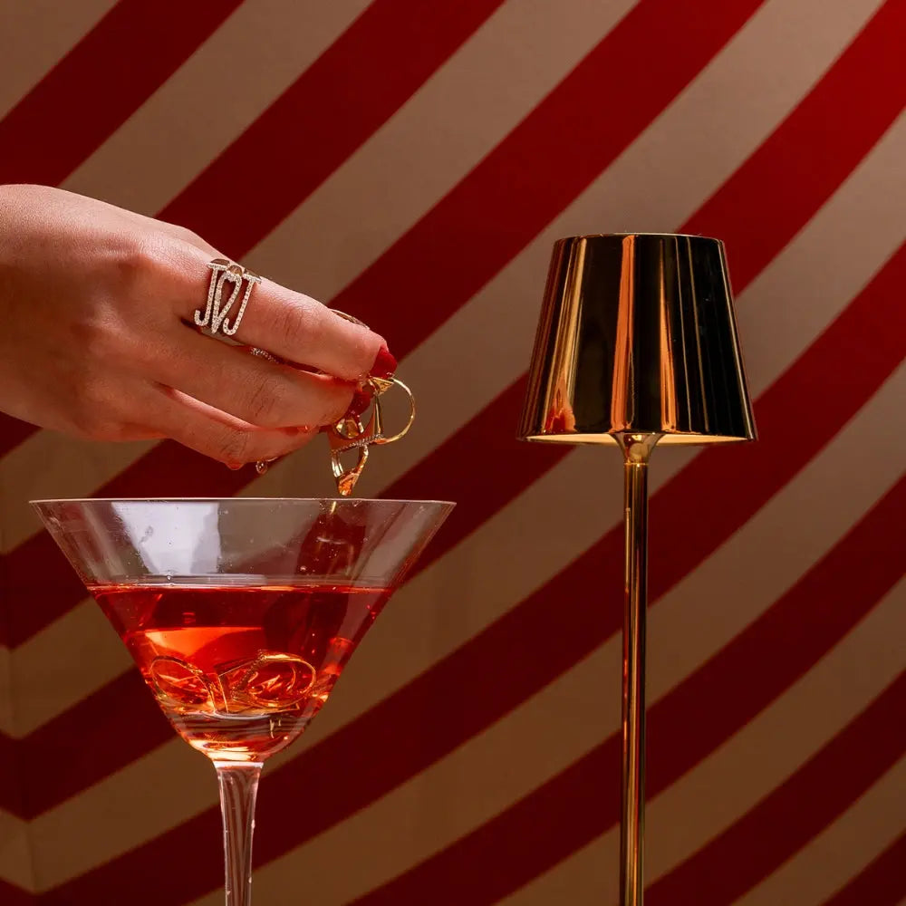 Yellow Gold & Diamond Letter Rings Princess Jewelry Shop