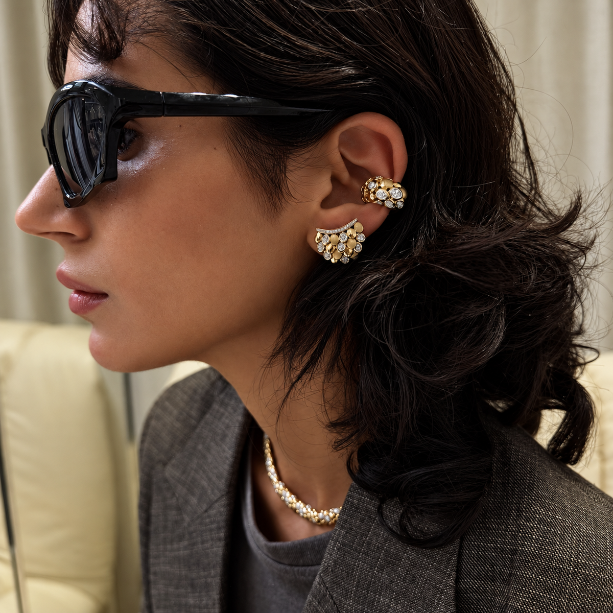 Earring Blossom by Rainbow K, lifestyle view 4 | JJ Jewelry
