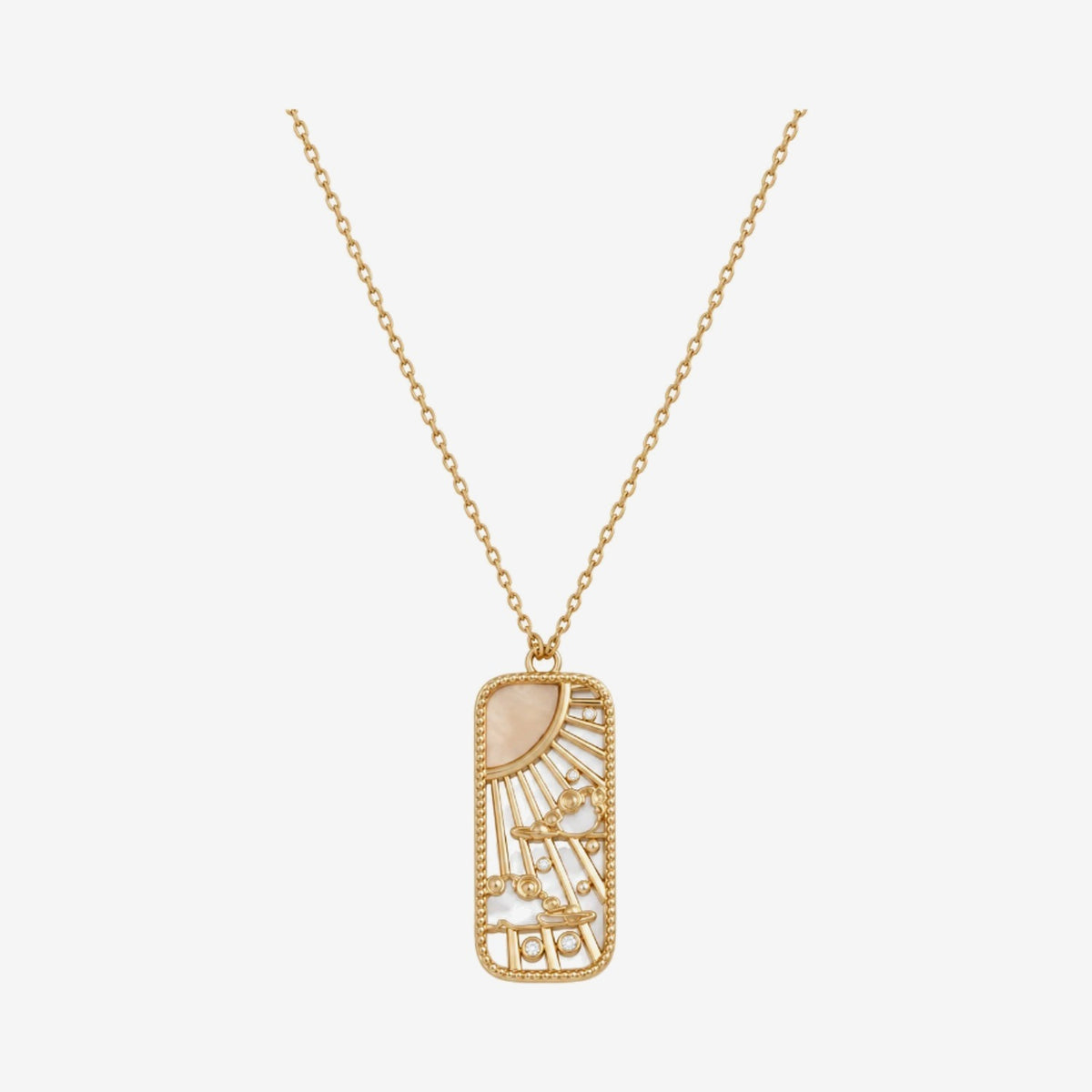 Elements of Love Air Pendant by L'Atelier Nawbar in 18K Yellow Gold | JJ Jewelry