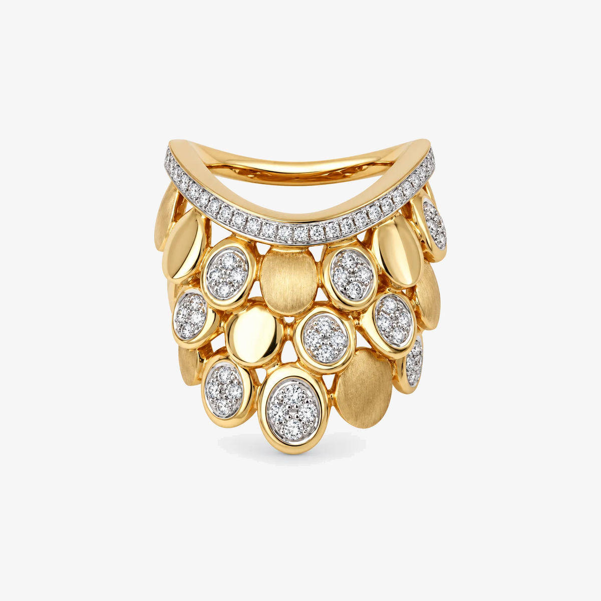 Ring Blossom by Rainbow K in 14K Yellow Gold | JJ Jewelry