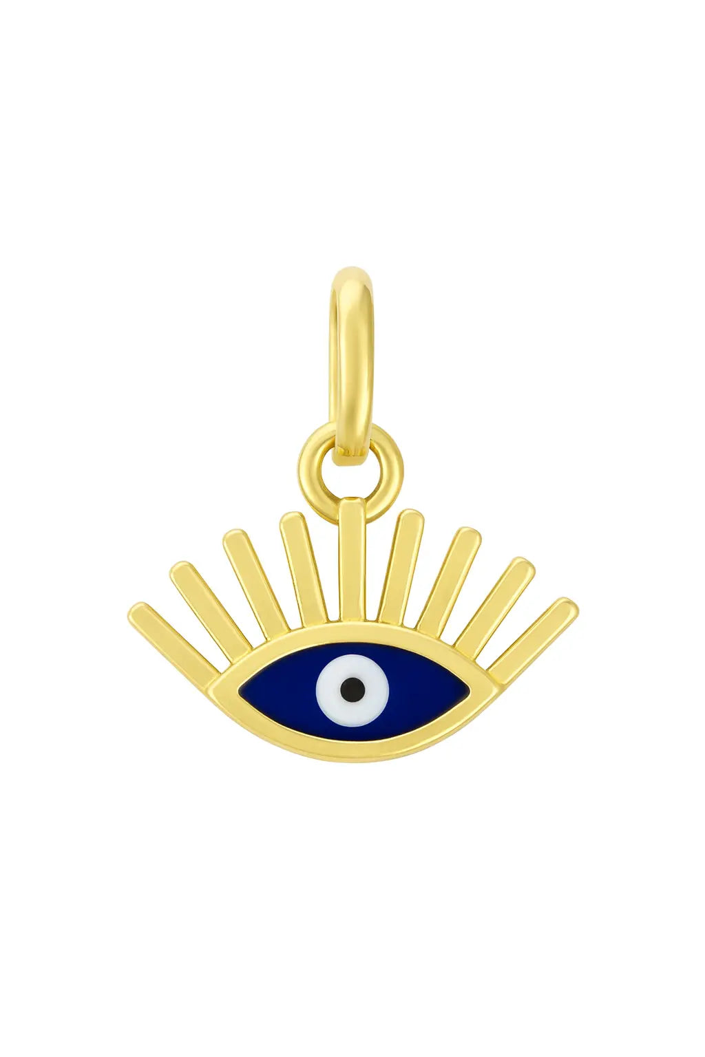  (AJUSTAR FOTO) Greek Eye Pendant in 14K Yellow Gold Princess Jewelry Shop