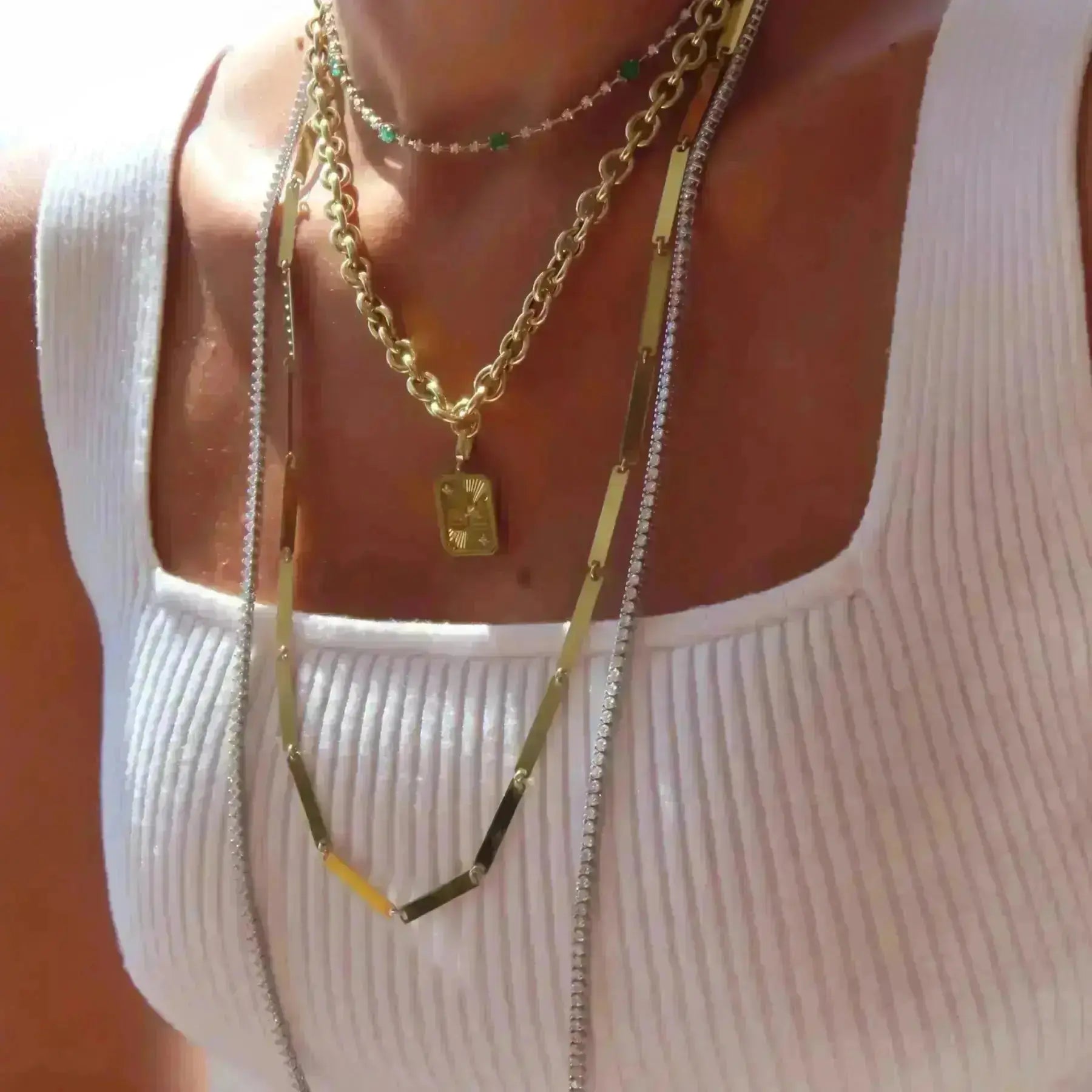   Rolo Link Chain Necklace Princess Jewelry Shop