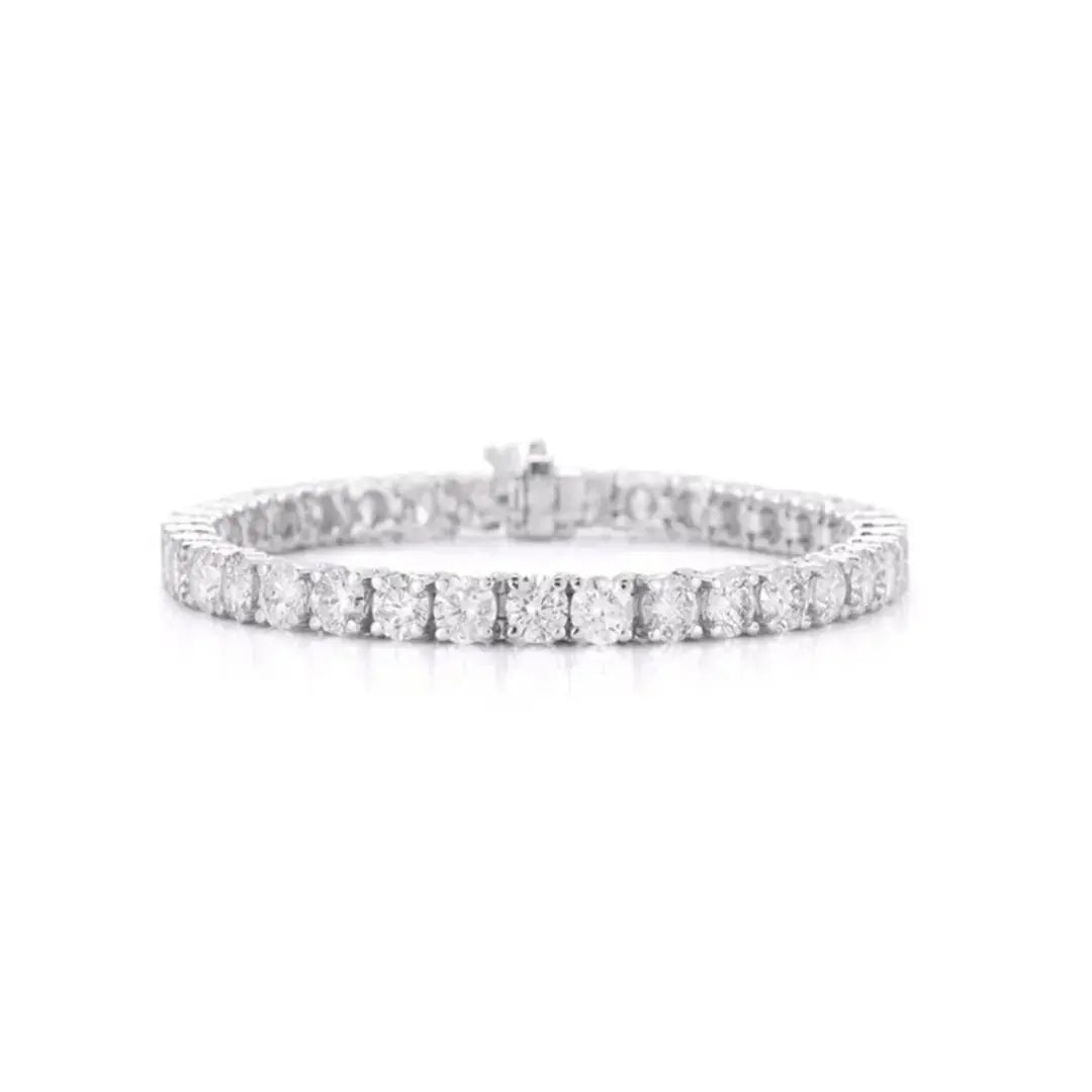 Classic Diamond Tennis Bracelet - 12.0 carat-Princess Jewelry Shop