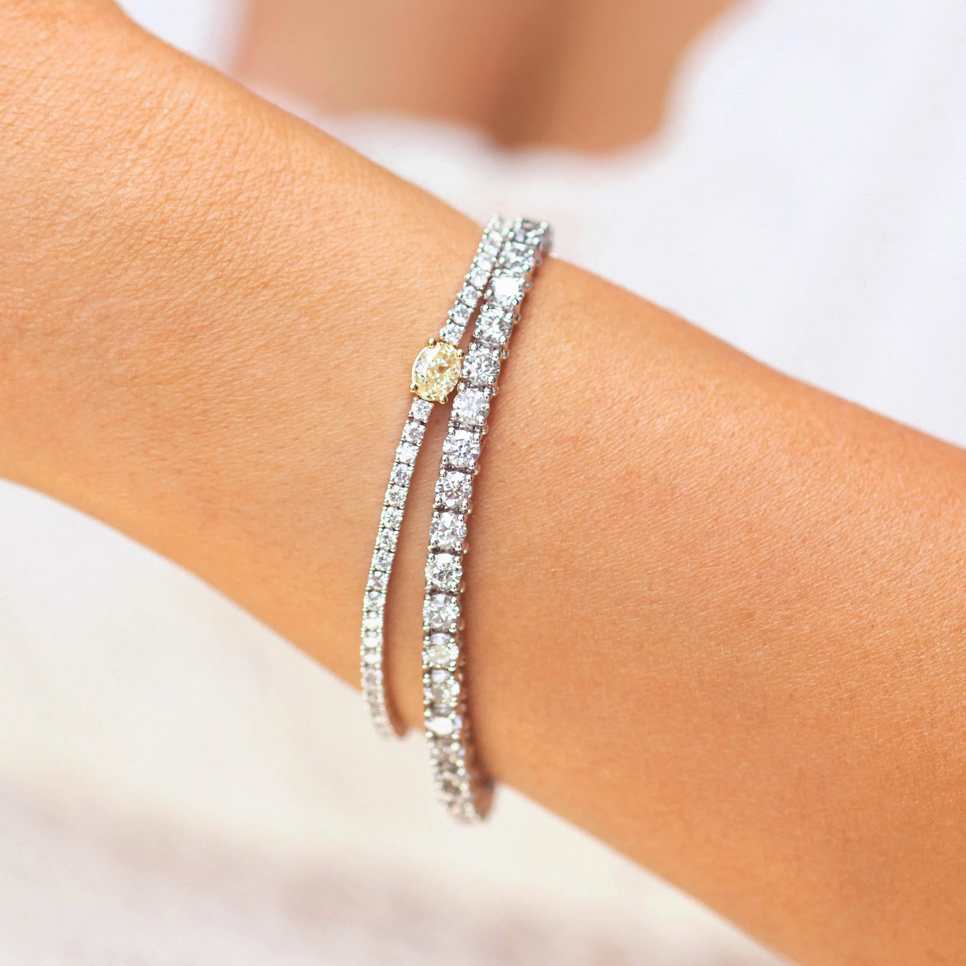 Classic Diamond Tennis Bracelet-Princess Jewelry Shop