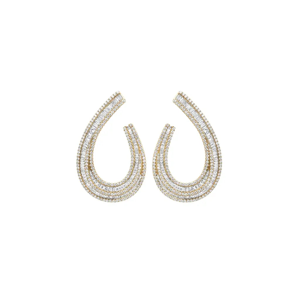   Diamond Garland Earring Princess Jewelry Shop