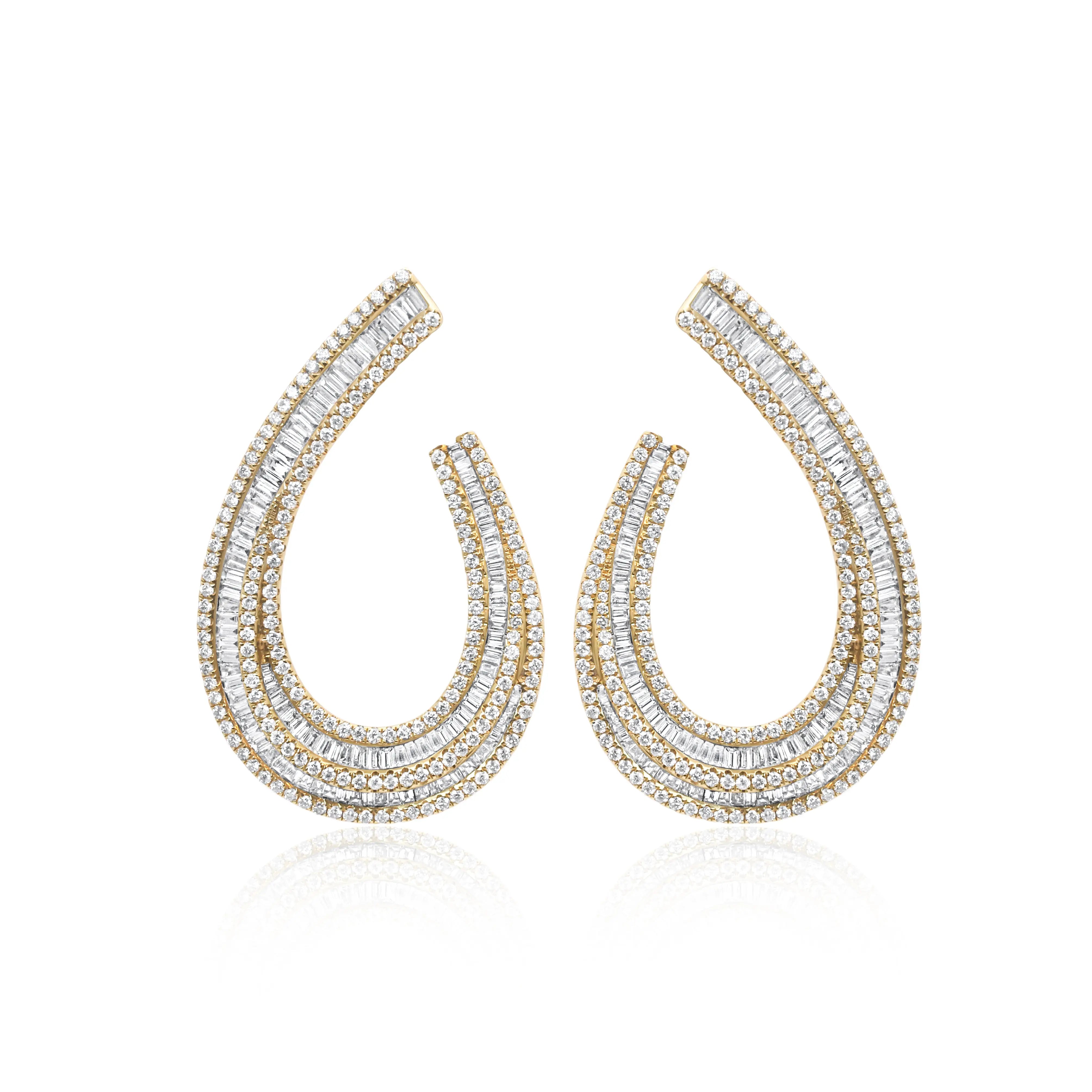   Diamond Garland Earring Princess Jewelry Shop