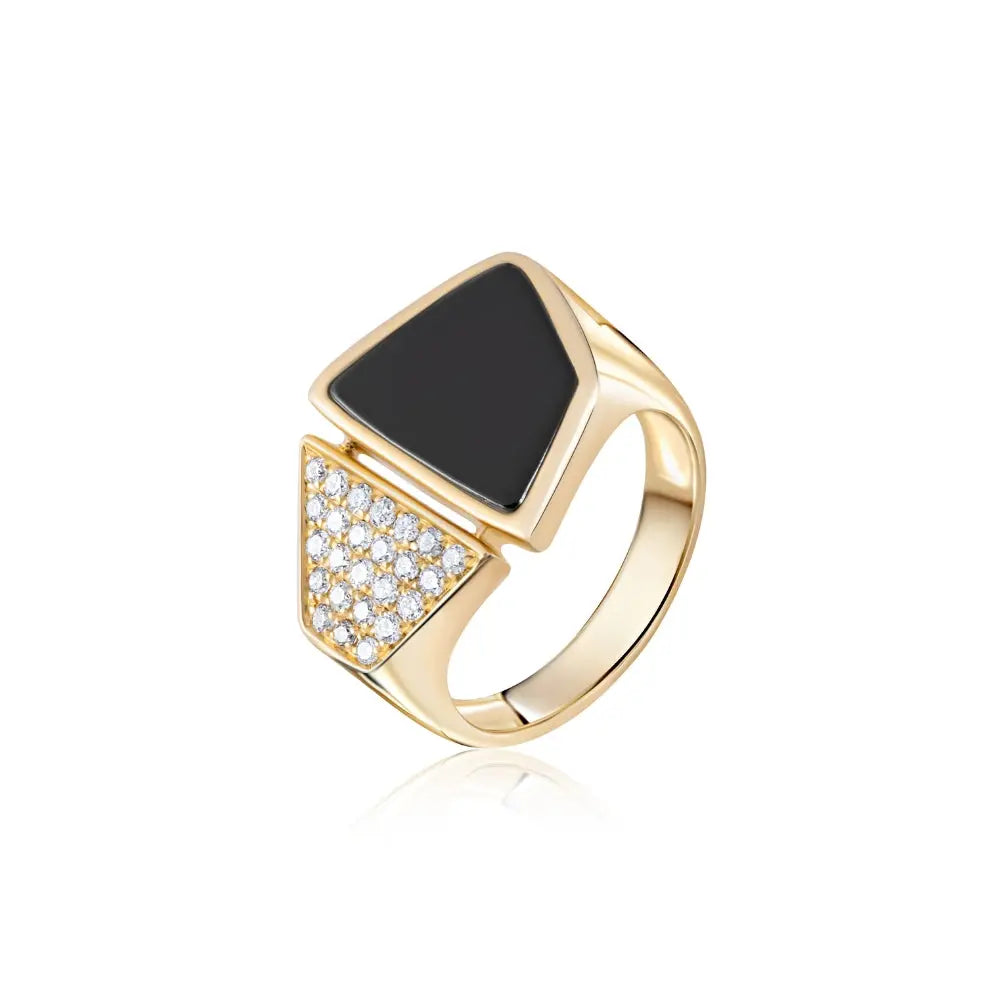 Diamond Geometric Ring-Princess Jewelry Shop