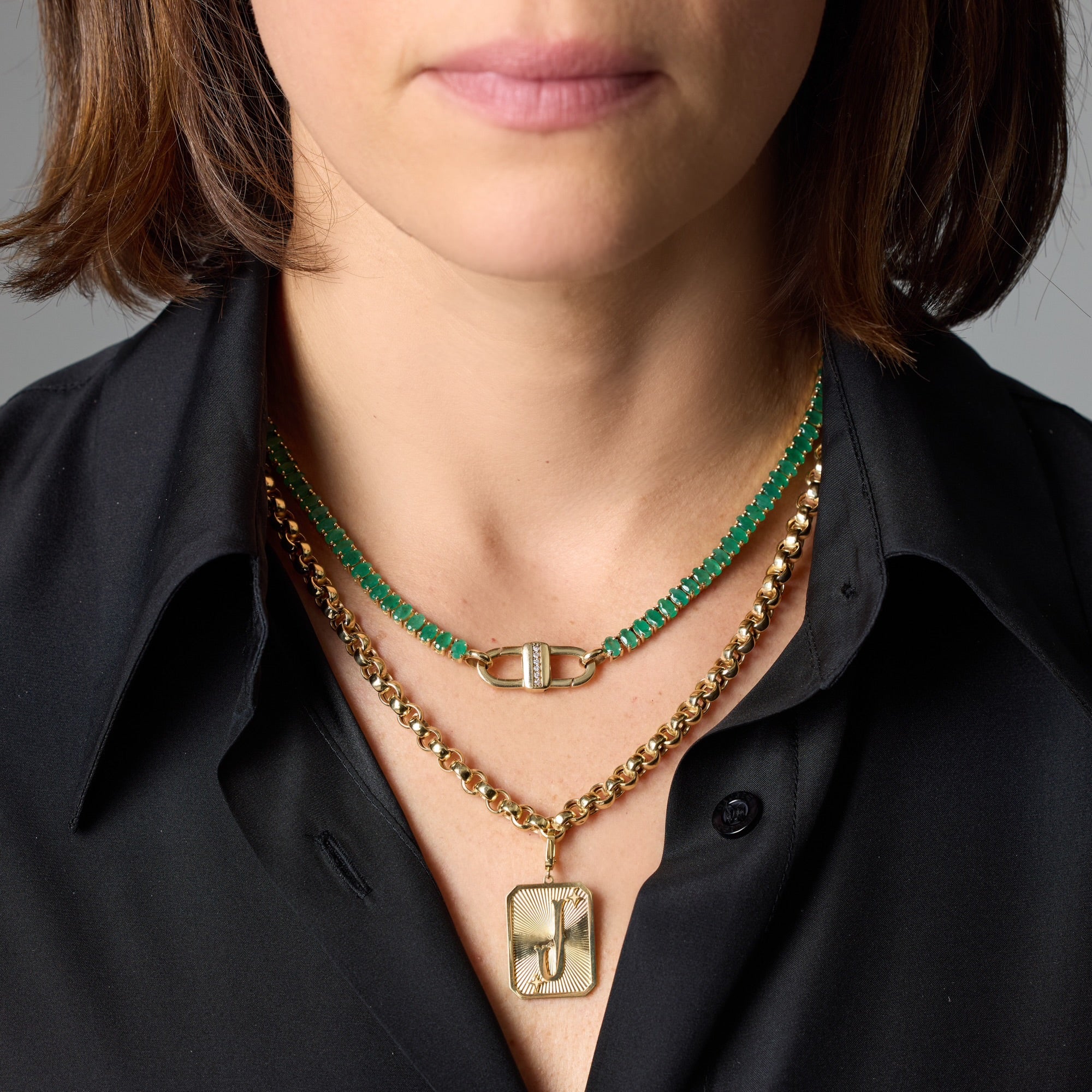 Rolo Link Chain Necklace