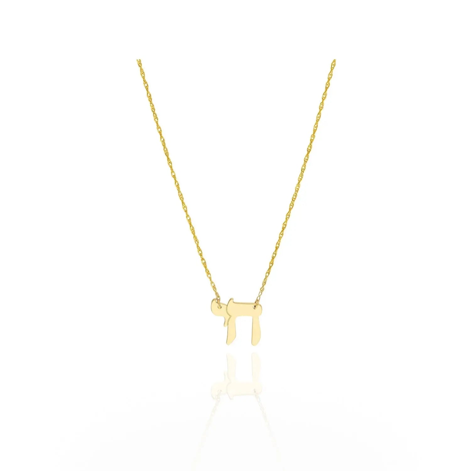 Golden Chai Necklace – Symbol of Life-Princess Jewelry Shop