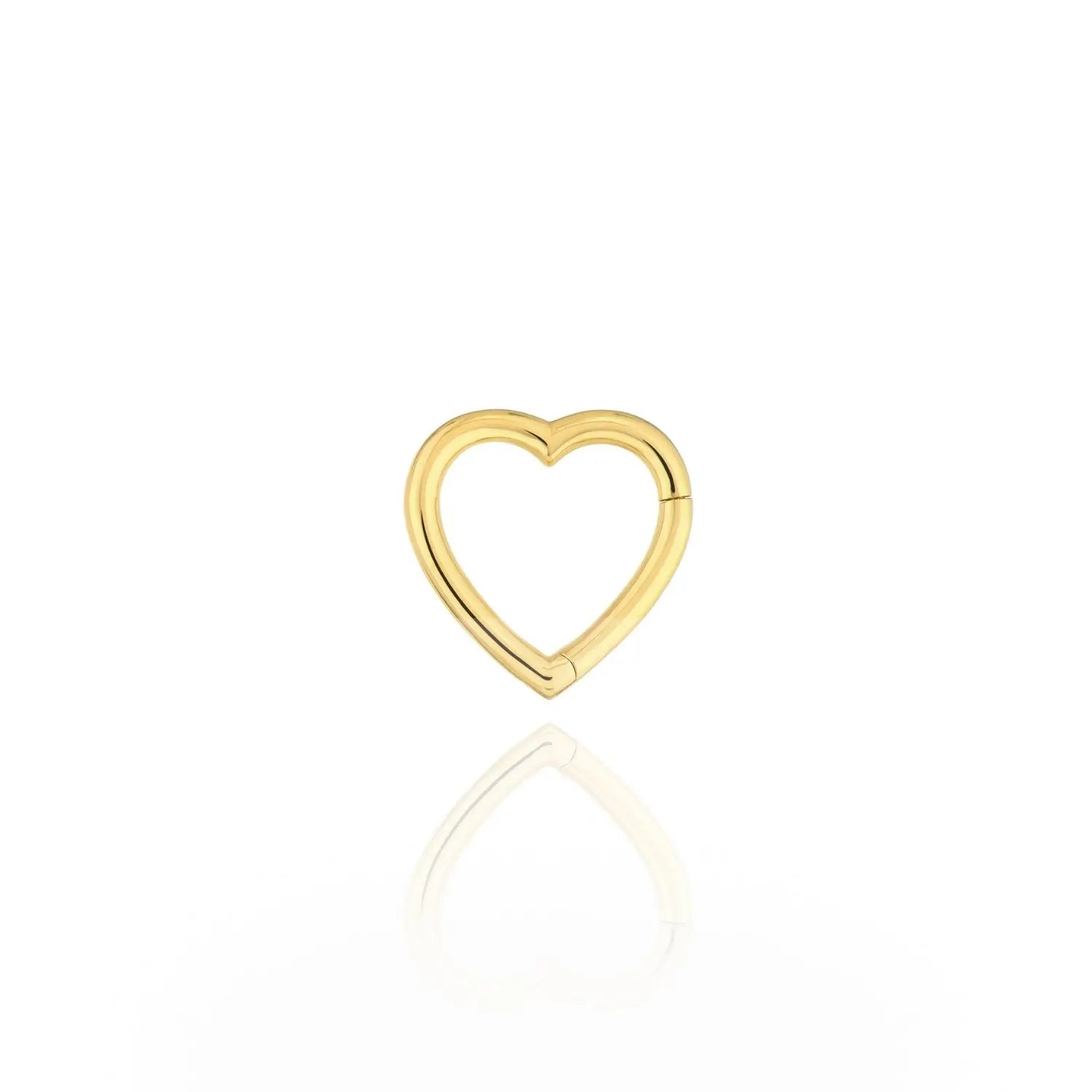 Golden Heart Snap Lock Pendant-Princess Jewelry Shop