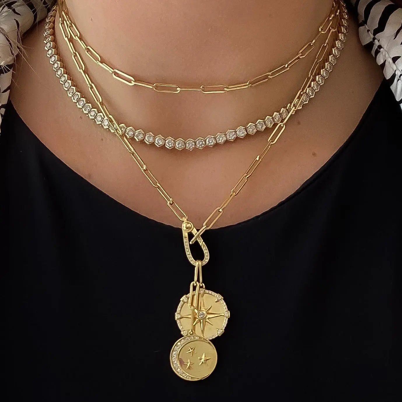 Janice Diamond Tennis Necklace | JJ Jewelry