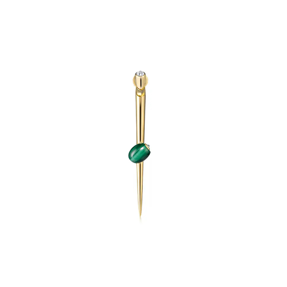 Malachite Martini Spike Earring-Princess Jewelry Shop