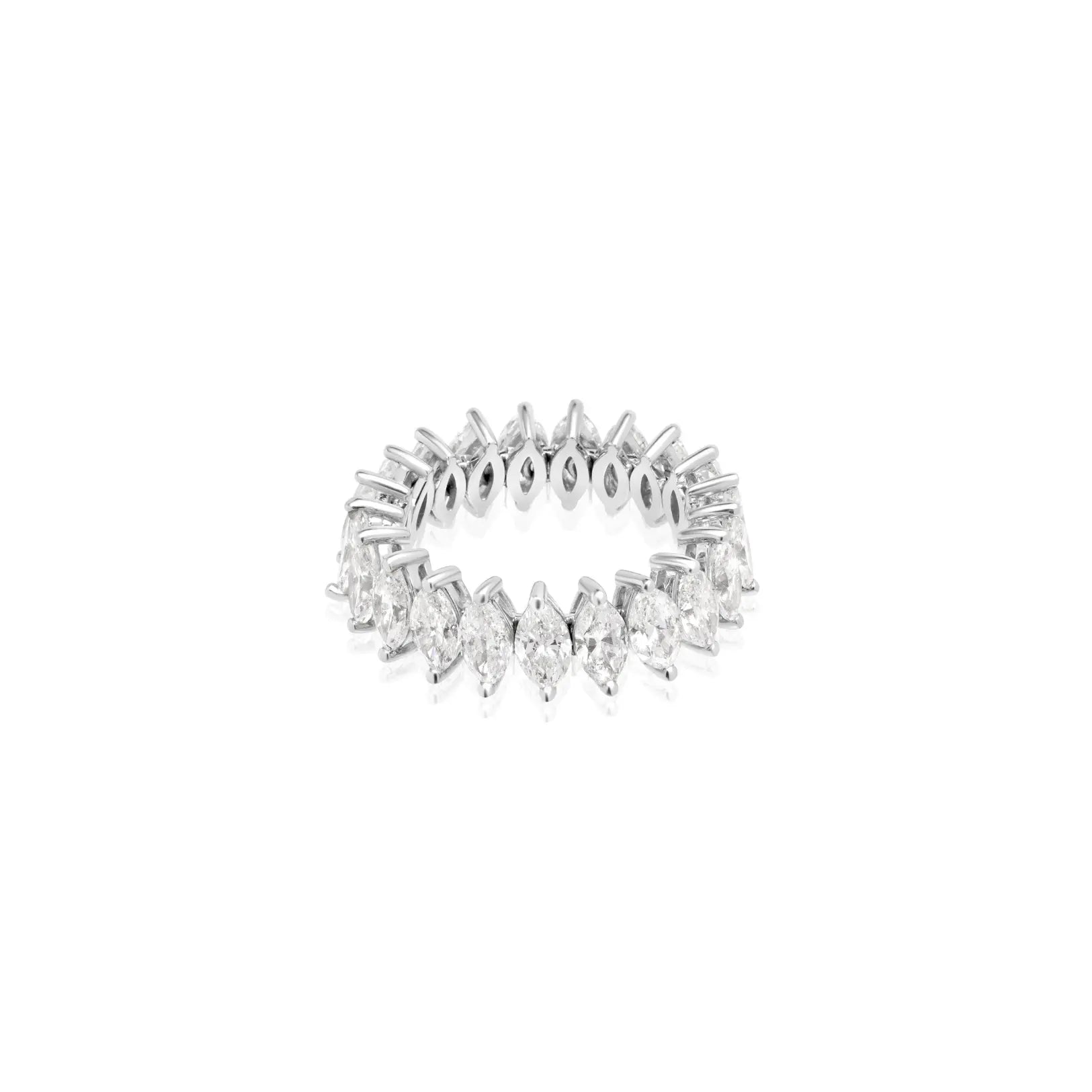 Marquise Diamond Eternity Band-Princess Jewelry Shop