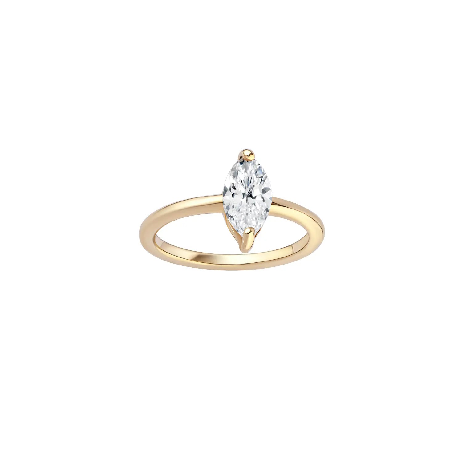 Marquise Diamond Signet Ring-Princess Jewelry Shop