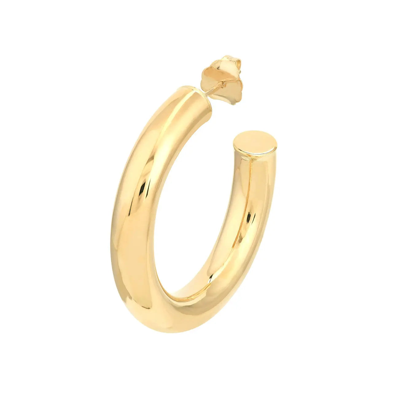 Medium Gold Hoop Earrings-Princess Jewelry Shop