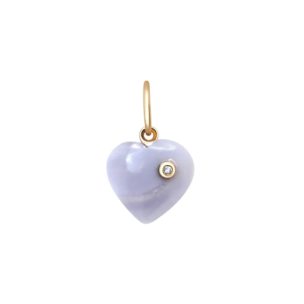   HEART SML PEND 10MM 14KY D0.01 Princess Jewelry Shop