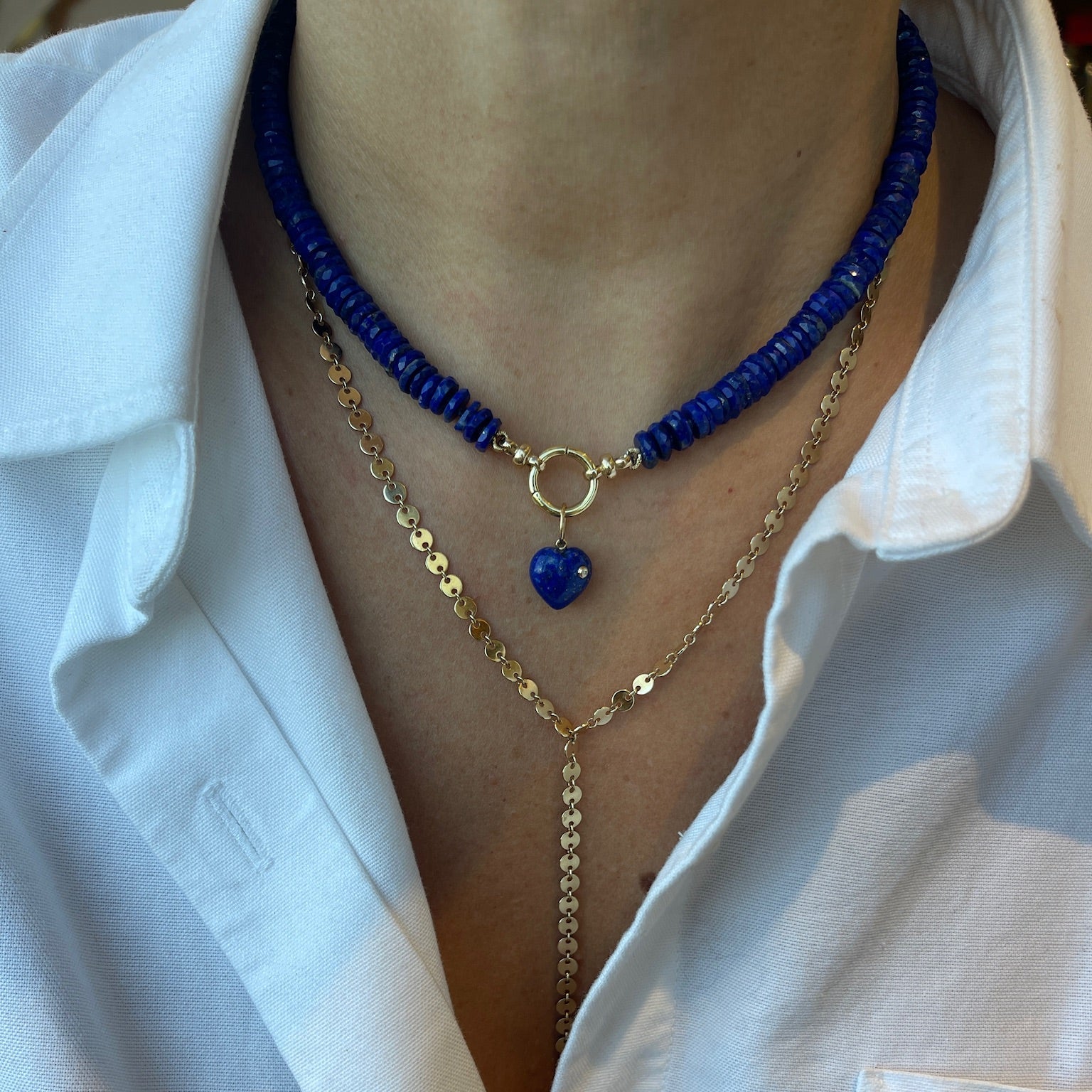 Mini Heart Pendant with Diamond