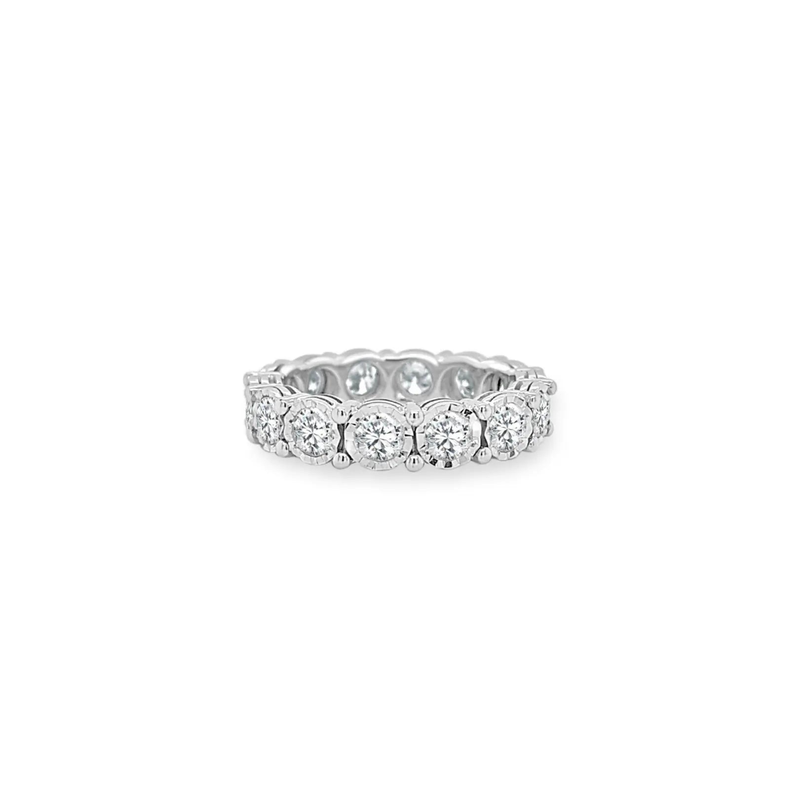 Miracle Diamond Eternity Band-Princess Jewelry Shop