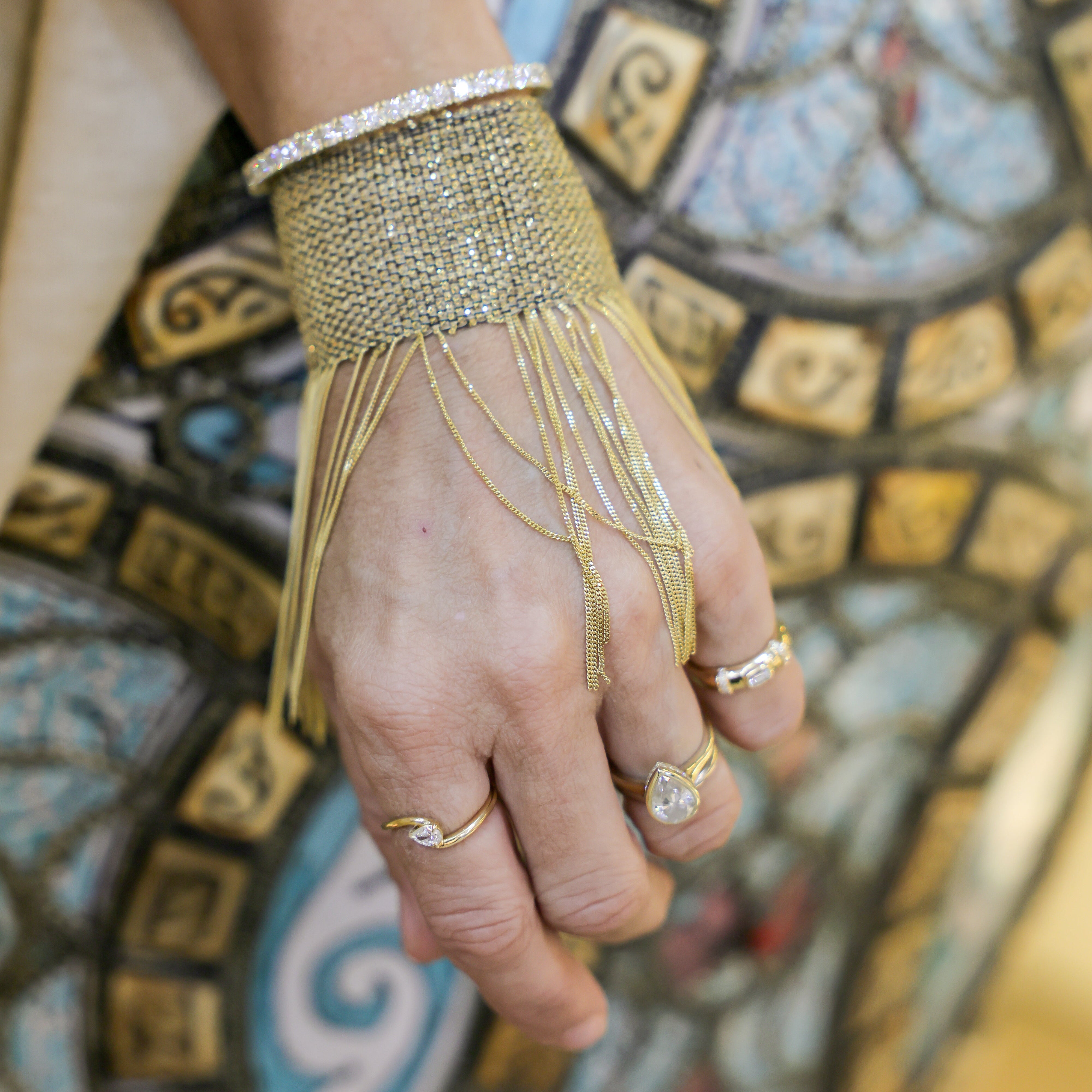 Morocco Silk Fringe Bracelet