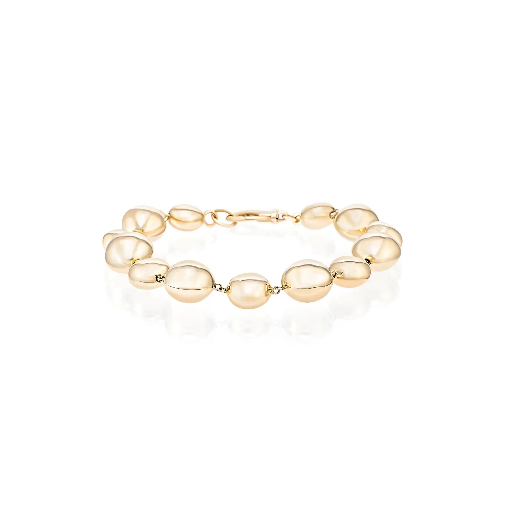 Multi-Ball Yellow Gold Bracelet-Princess Jewelry Shop