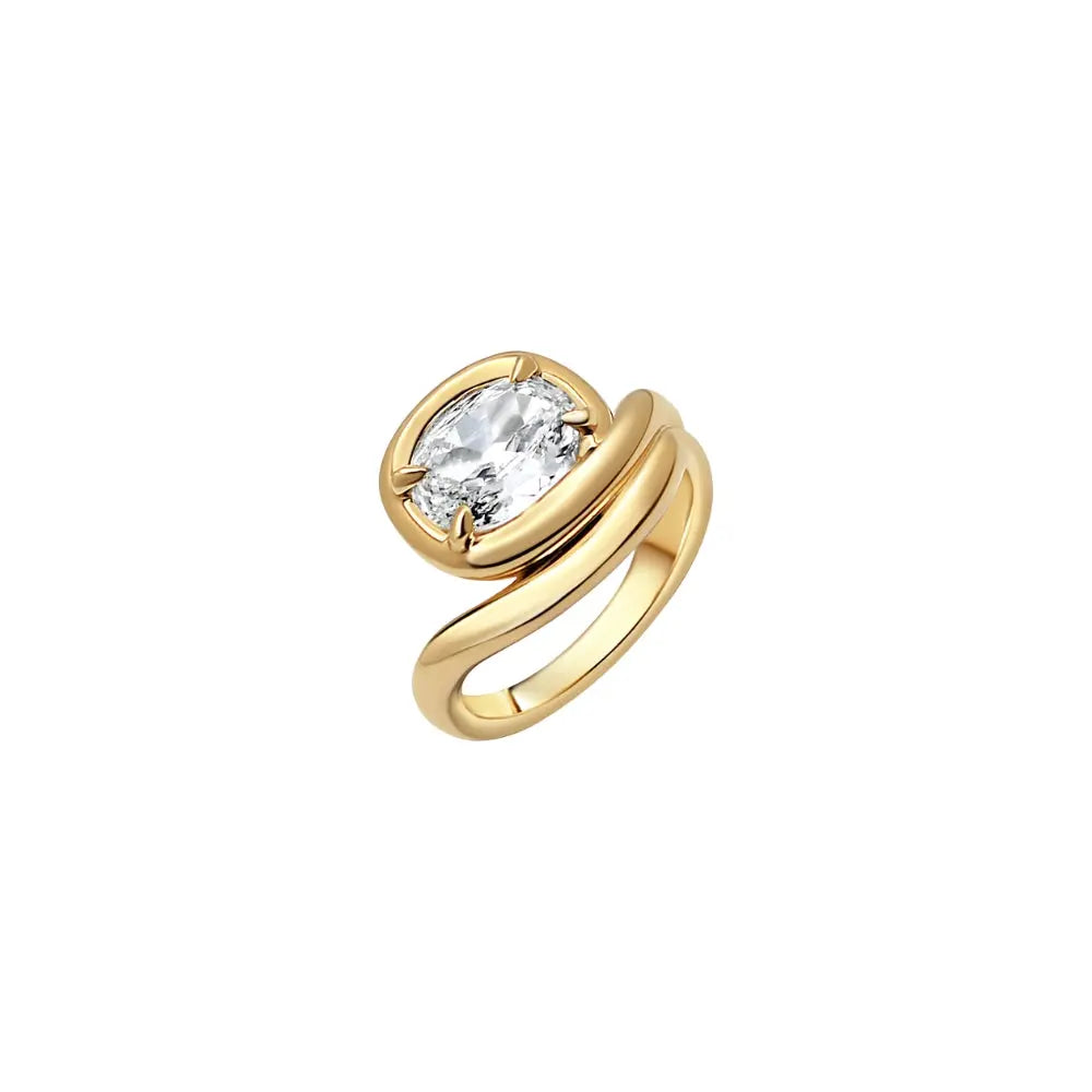   Oval Diamond Solitaire Ring Princess Jewelry Shop