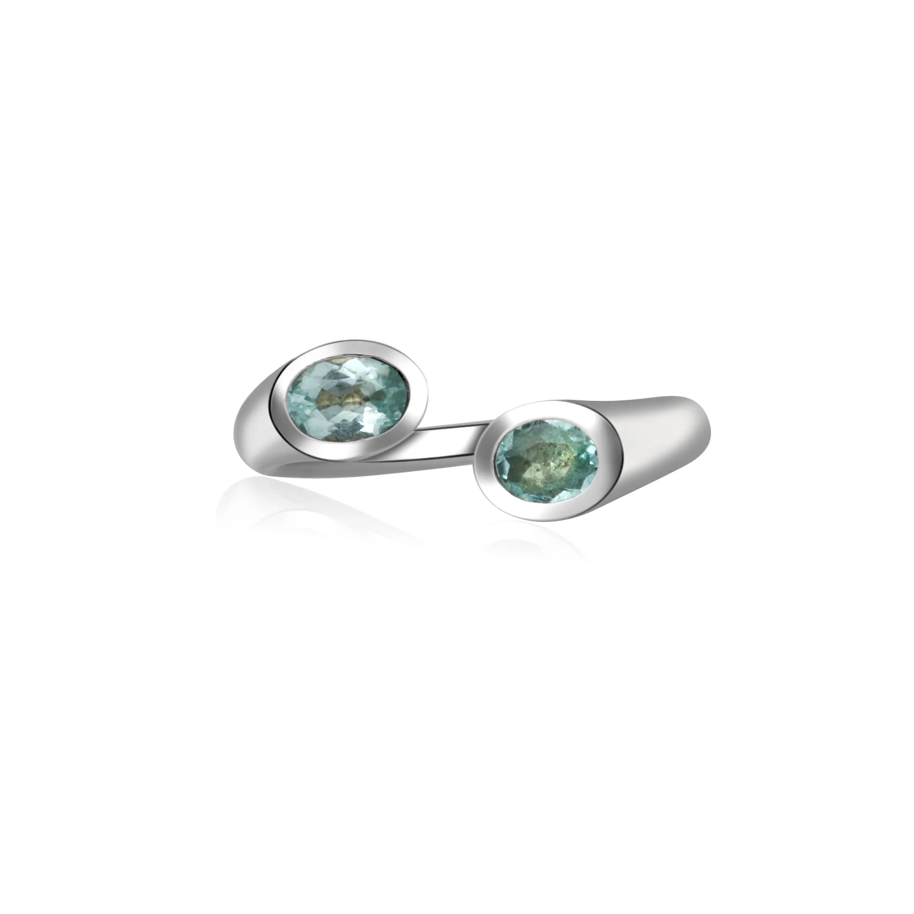 Paraiba Tourmaline Open Ring-Princess Jewelry Shop