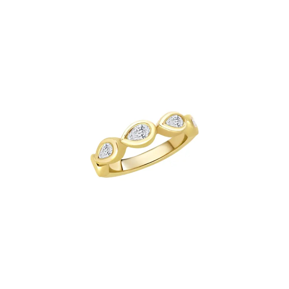   Pear Shaped Diamond Ring Princess Jewelry Shop