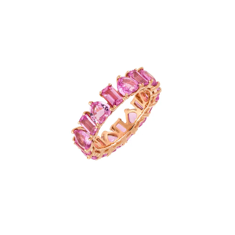 Pink Sapphire Multi-Shape Ring-Princess Jewelry Shop