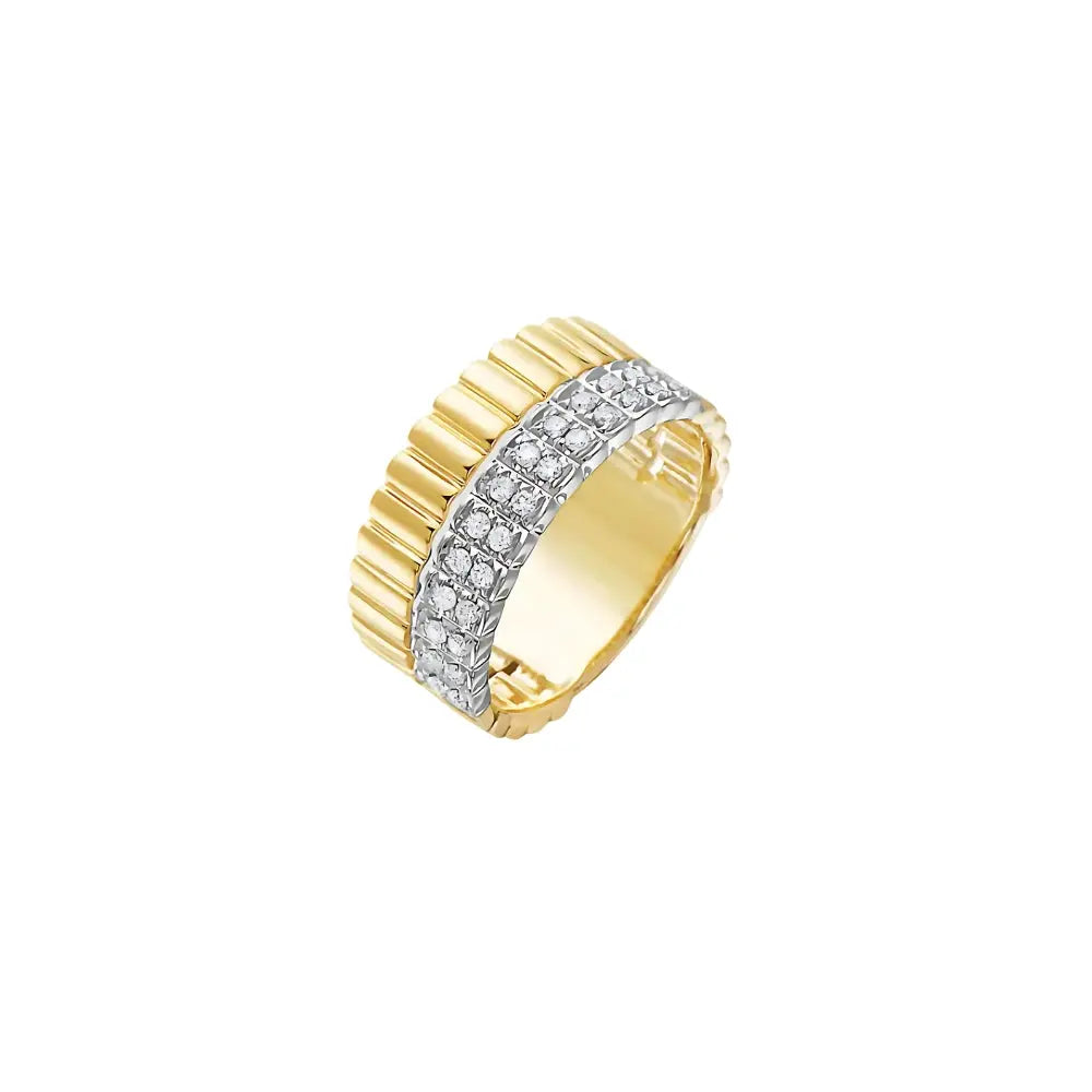   Radiance Double-Line Diamond Band Princess Jewelry Shop