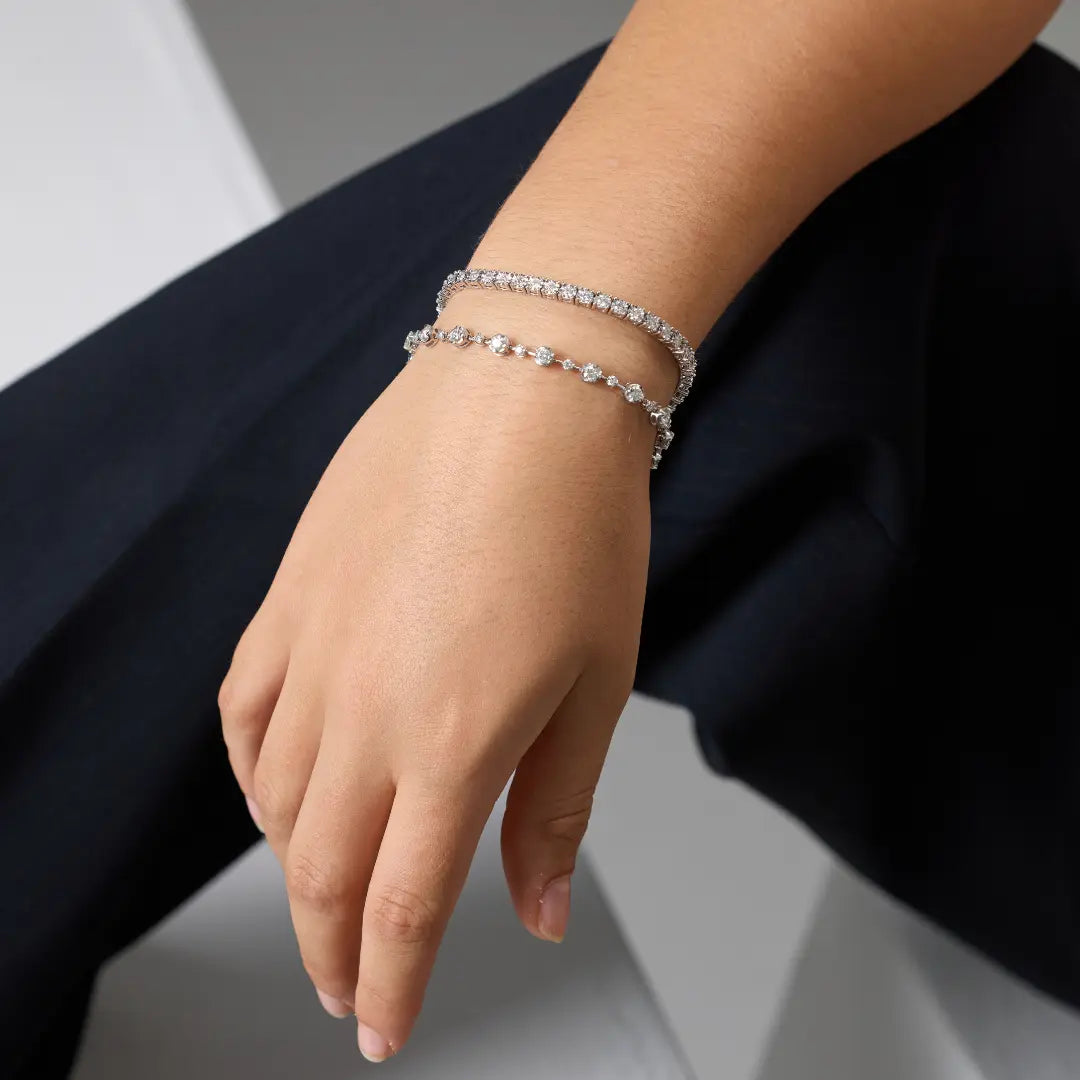   Renata Diamond Tennis Bracelet Princess Jewelry Shop