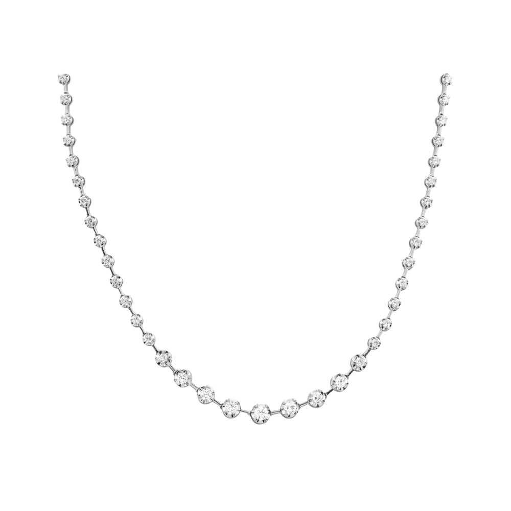   Renata Diamond Tennis Necklace Princess Jewelry Shop