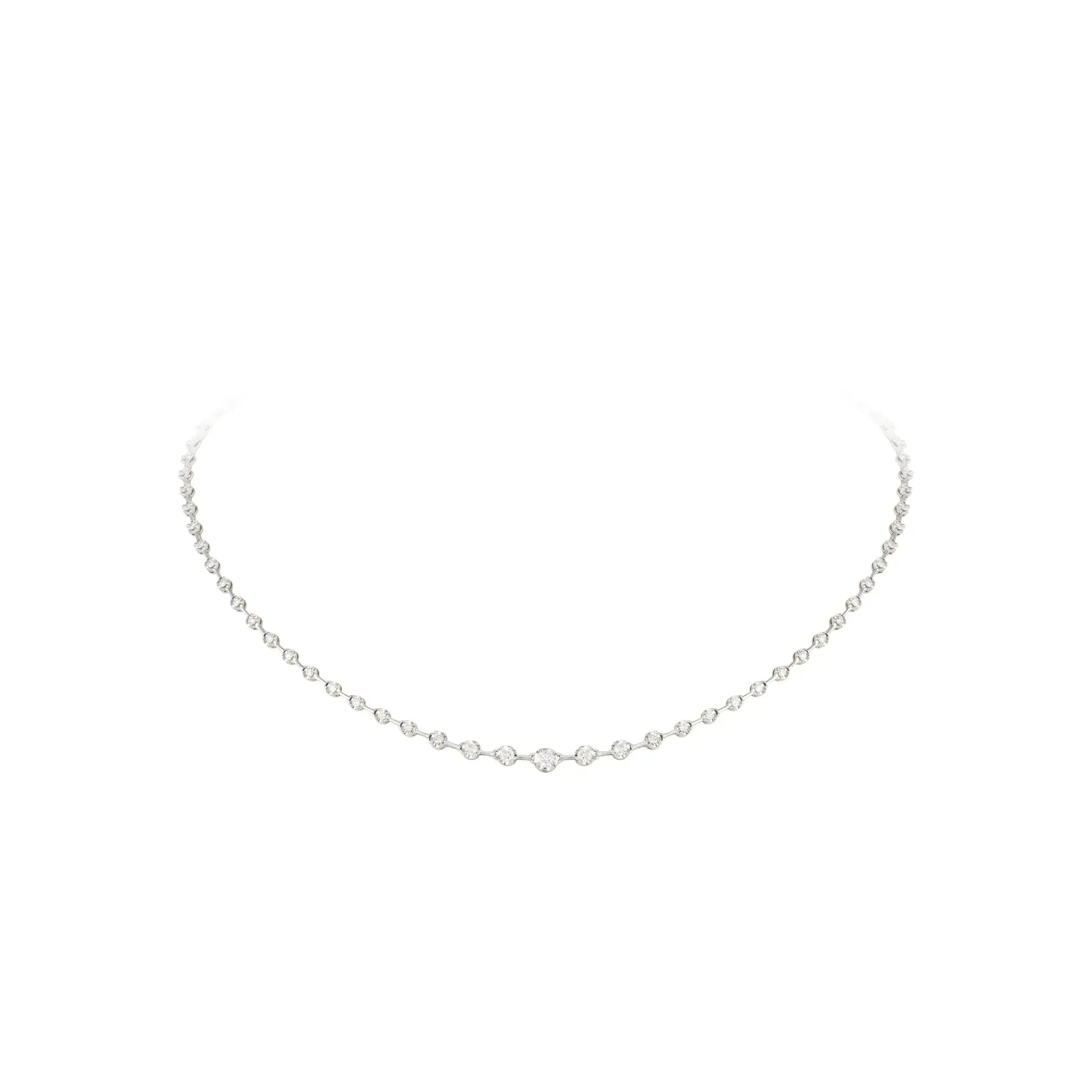 Renata Diamond Tennis Necklace-Princess Jewelry Shop