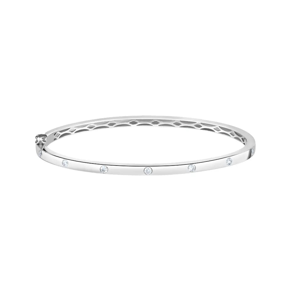 Seven Dot Diamond Bangle-Princess Jewelry Shop